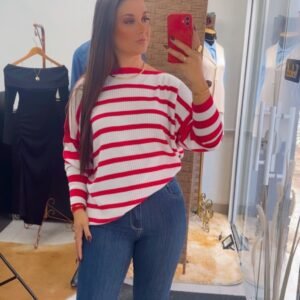 Calça Lavagem Escura Flare