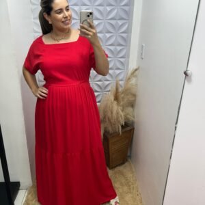 Vestido Plus Viscolinho