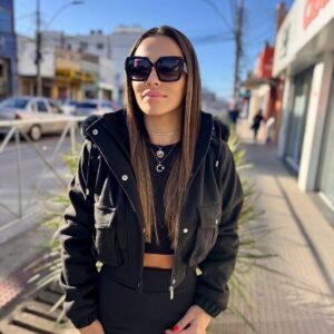 Jaqueta Lã Batida